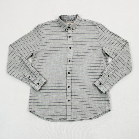 Marine Layer Long Sleeve Button Down Cotton Shirt - Picture 2 of 9